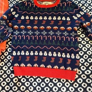 Boden boys Christmas sweater